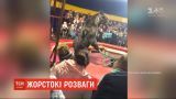 У російському цирку хворий ведмідь від болю у суглобах напав на дресирувальника