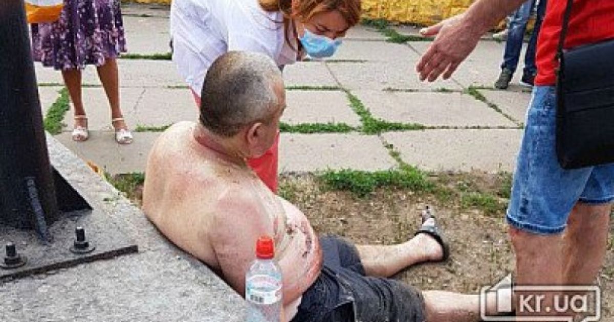 В Кривом Роге мужчина пытался совершить акт самосожжения