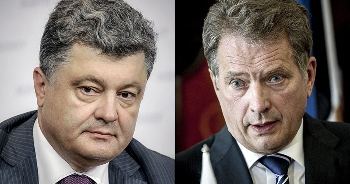 Порошенко привітав президента Фінляндії з переобранням на новий термін