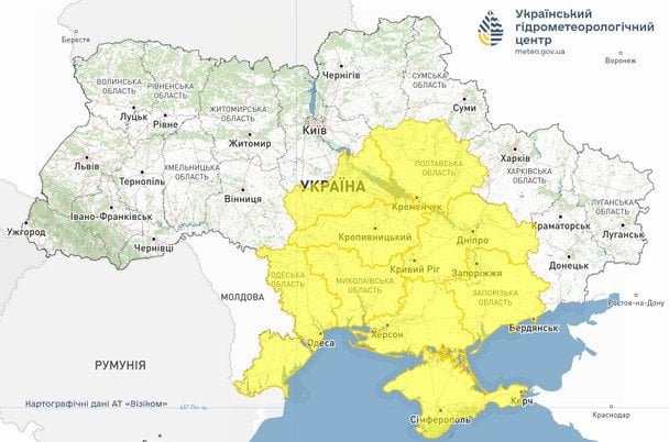 Синоптики попереджають про грози та шквальний вітер 13 травня / © Укргідрометцентр