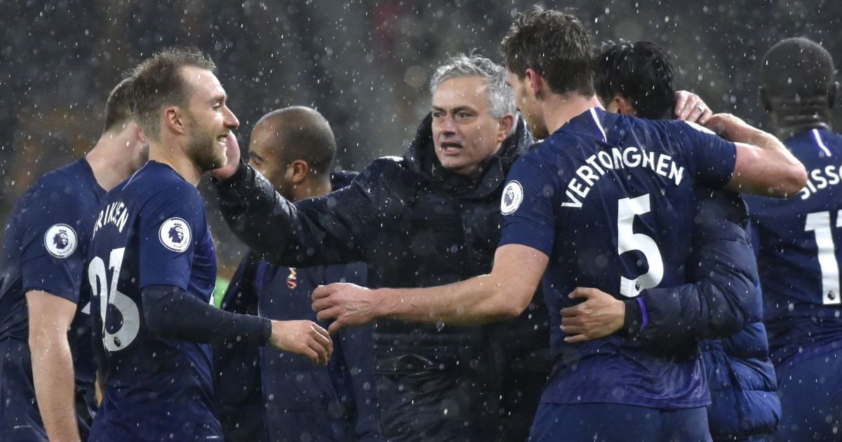 Особенные эмоции. Моуринью бешено отпраздновал победный гол "Тоттенхэма"