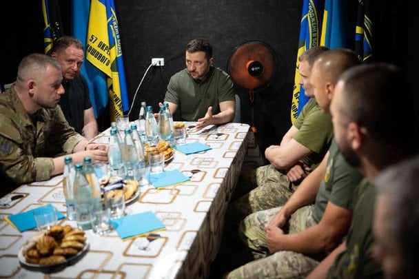 Владимир Зеленский побывал на фронте / © Владимир Зеленский