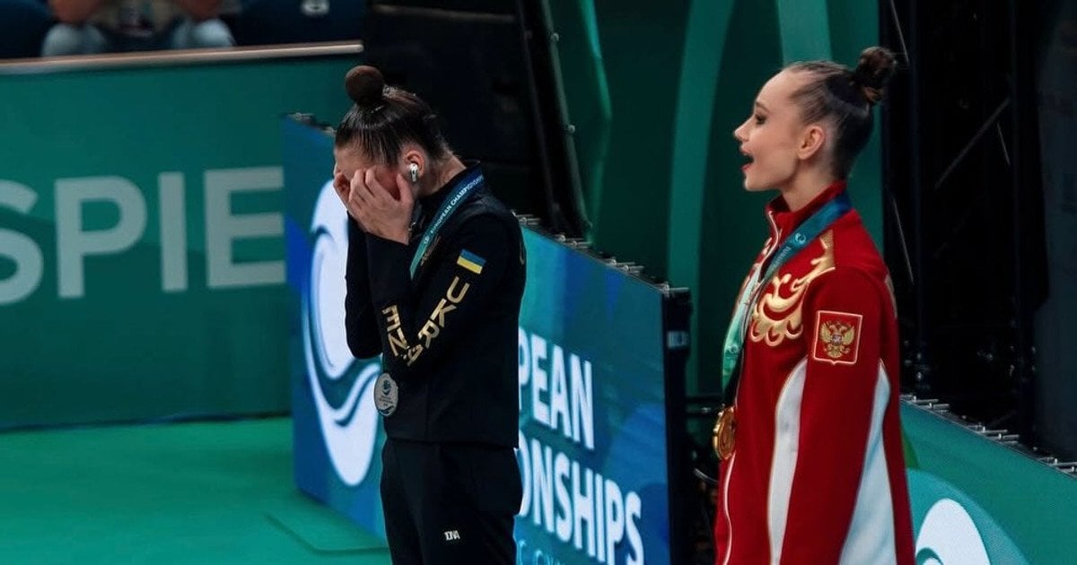 Украинские гимнастки бойкотировали гимны РФ и Беларуси на юношеском чемпионате Европы
