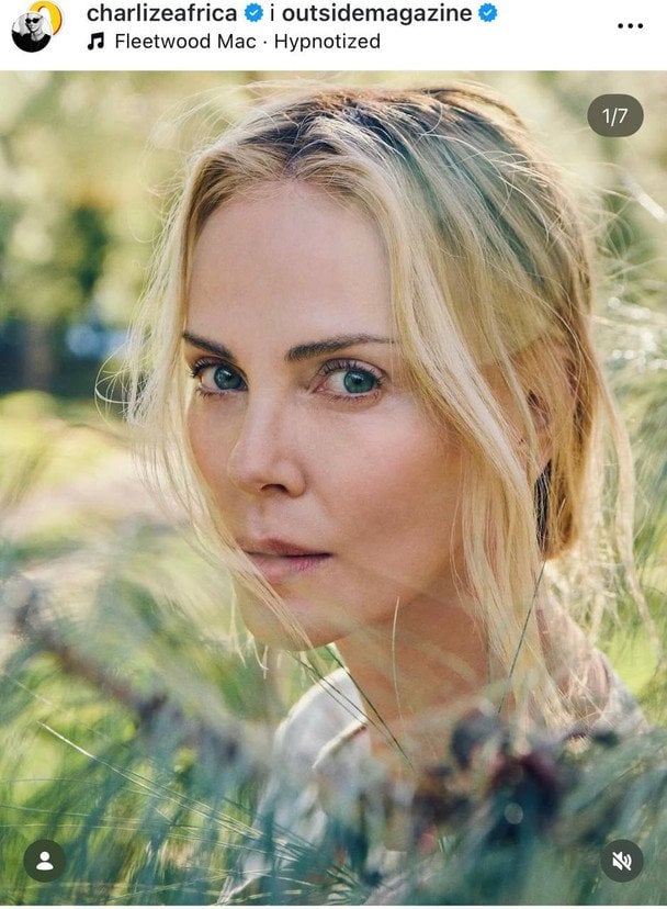 Шарліз Терон, фото: instagram.com/outsidemagazine