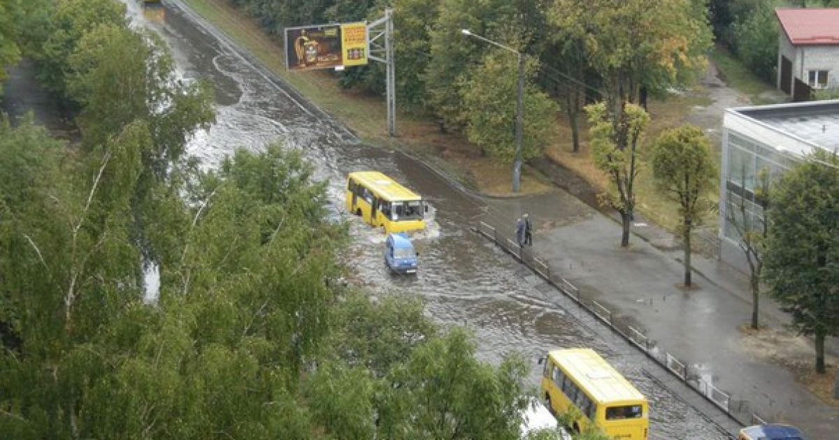 Львов атаковала большая вода