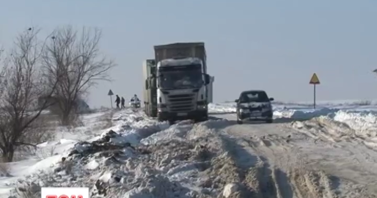 Снежные метели отступают с территории Украины