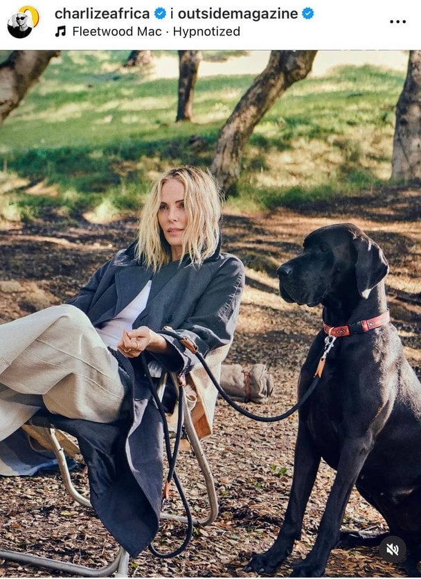 Шарліз Терон, фото: instagram.com/outsidemagazine