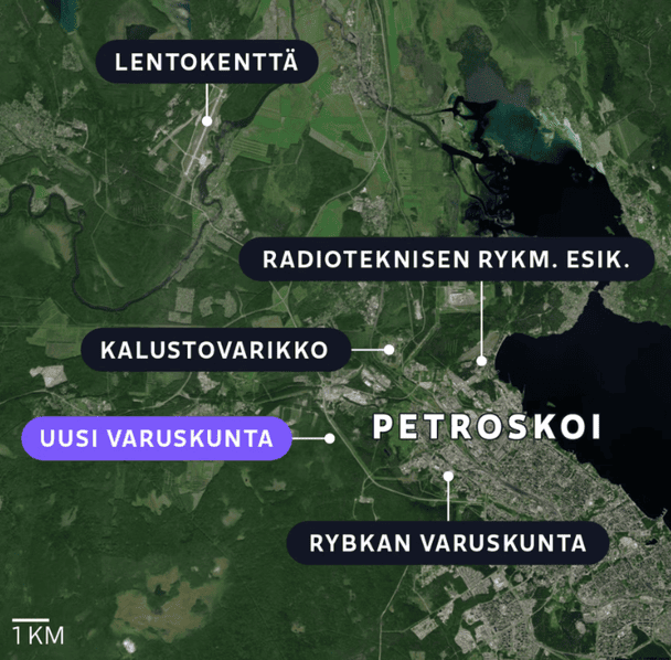 Будівництво нової військової бази РФ / © Yle