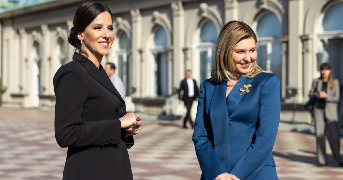 Тамара Вучич і Олена Зеленська