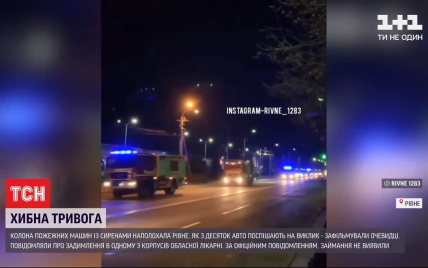 Колонна пожарных машин с сиренами напугала Ровно: что случилось