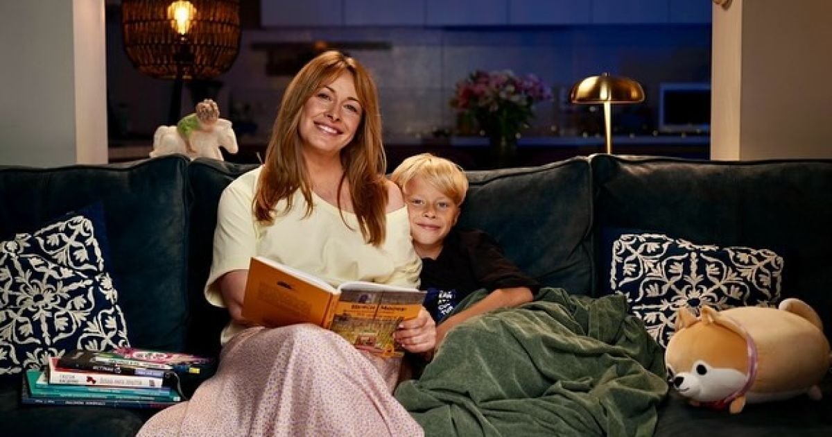 Олена Кравець з сином