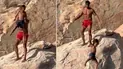 Блогер-миллионер сбросил сына в озеро со скалы