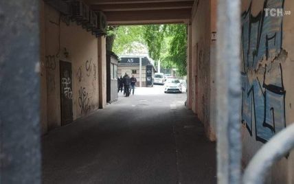Полиция огородила территорию вокруг офиса застреленного нардепа Давыденко - фото и видео с места инцидента