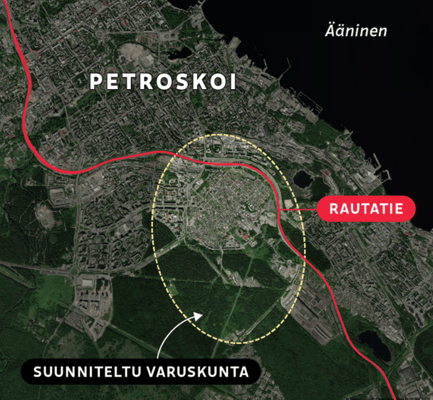 Будівництво нової військової бази РФ / © Yle