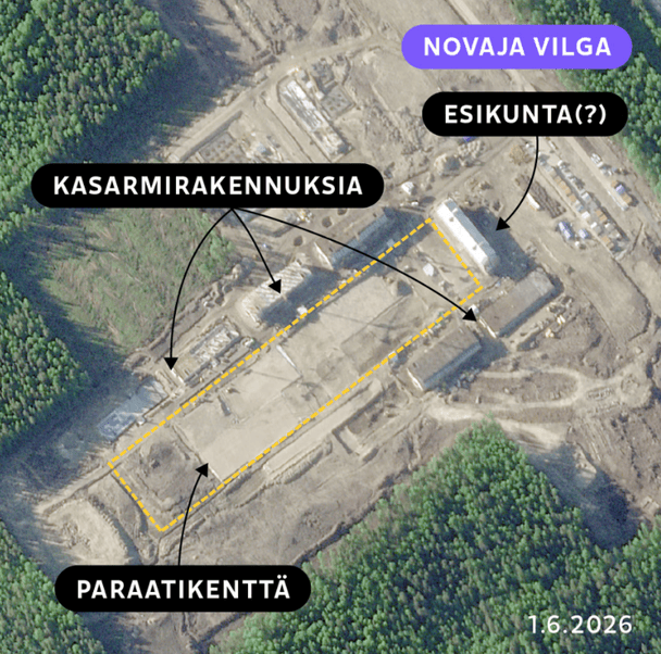 Будівництво нової військової бази РФ / © Yle