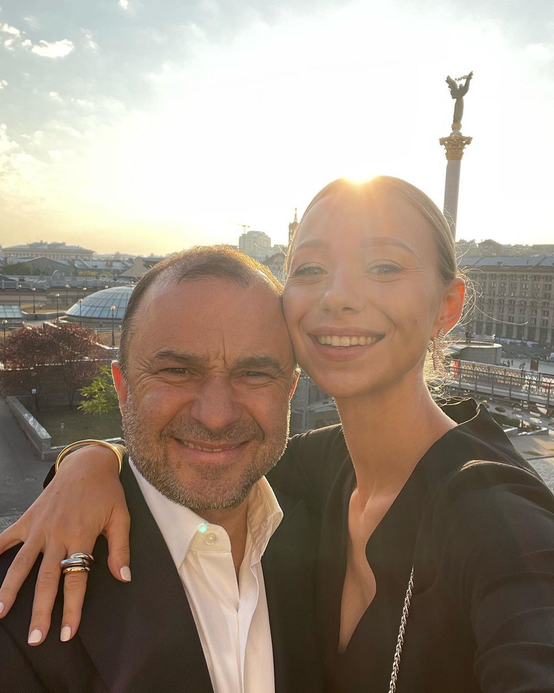 Віктор Павлік з дружиною / © instagram.com/repyahovakate
