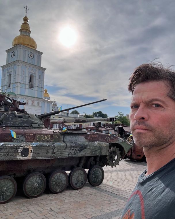 Міша Коллінз у Києві / © instagram.com/misha