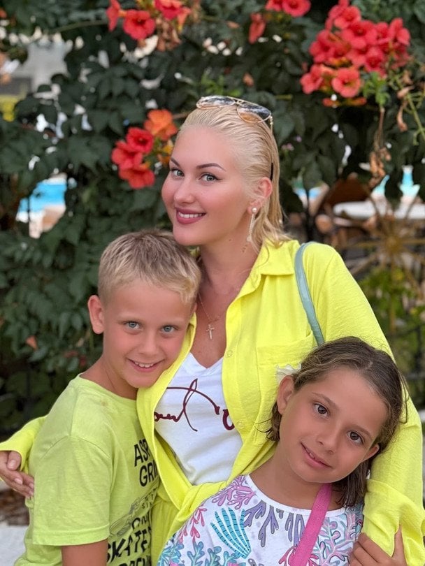 Катерина Бужинська з дітьми / © instagram.com/buzhynska