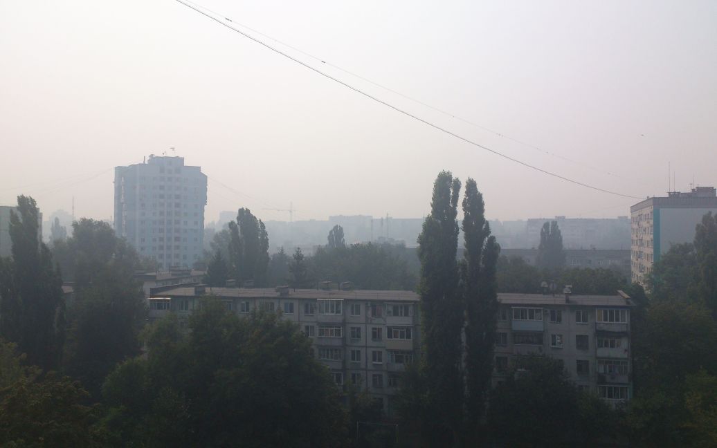 Часть Полтавщины затянуло дымом / © ТСН.ua