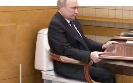 "Мне срочно нужно поменять памперс": Сеть "взорвалась" мемами после встречи Путина с Шойгу (фото)
