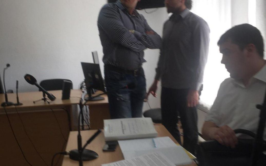 Лусваргі у залі суду / © ТСН