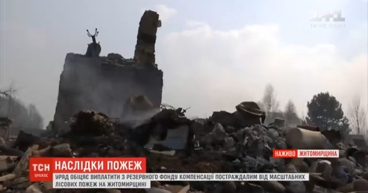 Збитки від пожеж у Житомирській області на 25 млн: місцеві просять поки хоча б свічок