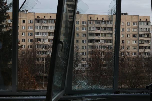 The aftermath of the missile strike on Lviv on February 15 / Photo: Andriy Sadovyi's Telegram channel / © 