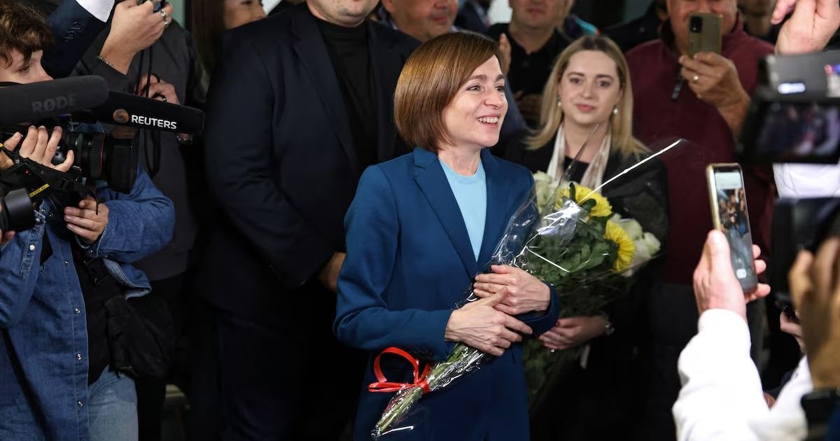 Мая Санду выигрывает выборы в Молдове