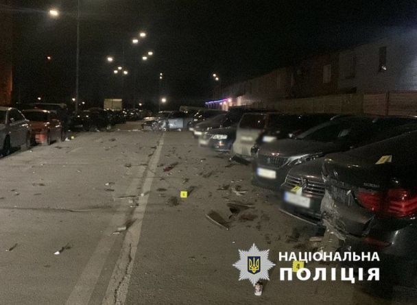Місце ДТП в Києві / © Поліція Києва / Facebook