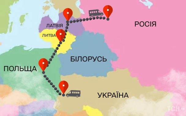 Перевізники оминають заборону через європейські країни / © ТСН.ua