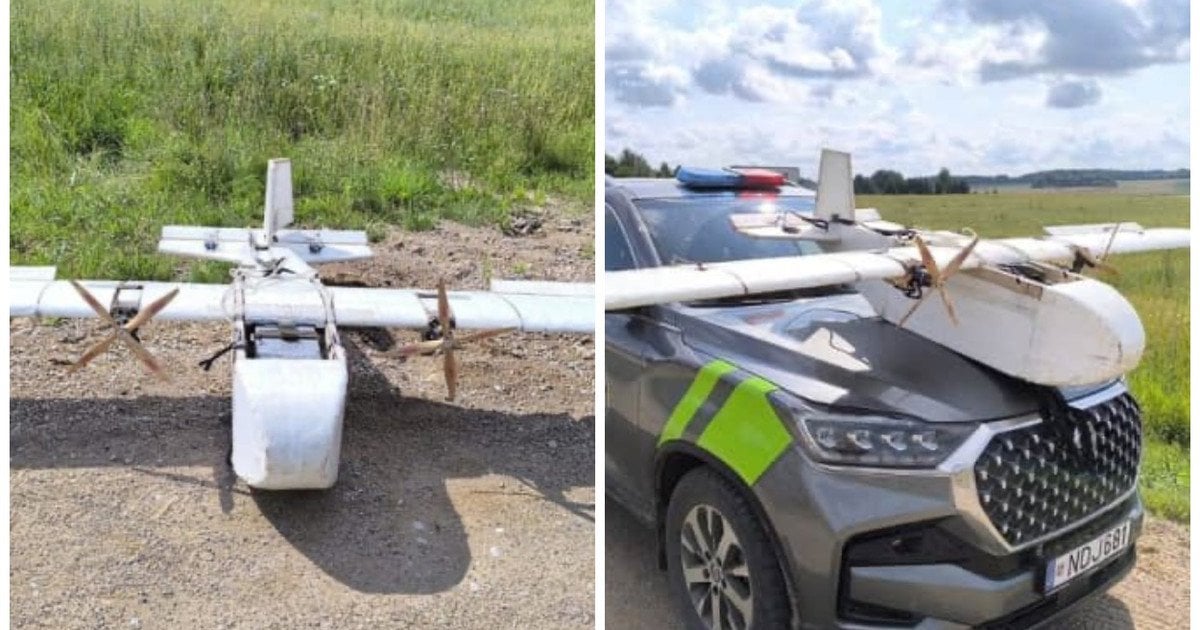 У Литві збили дрон, який залетів із території Білорусі