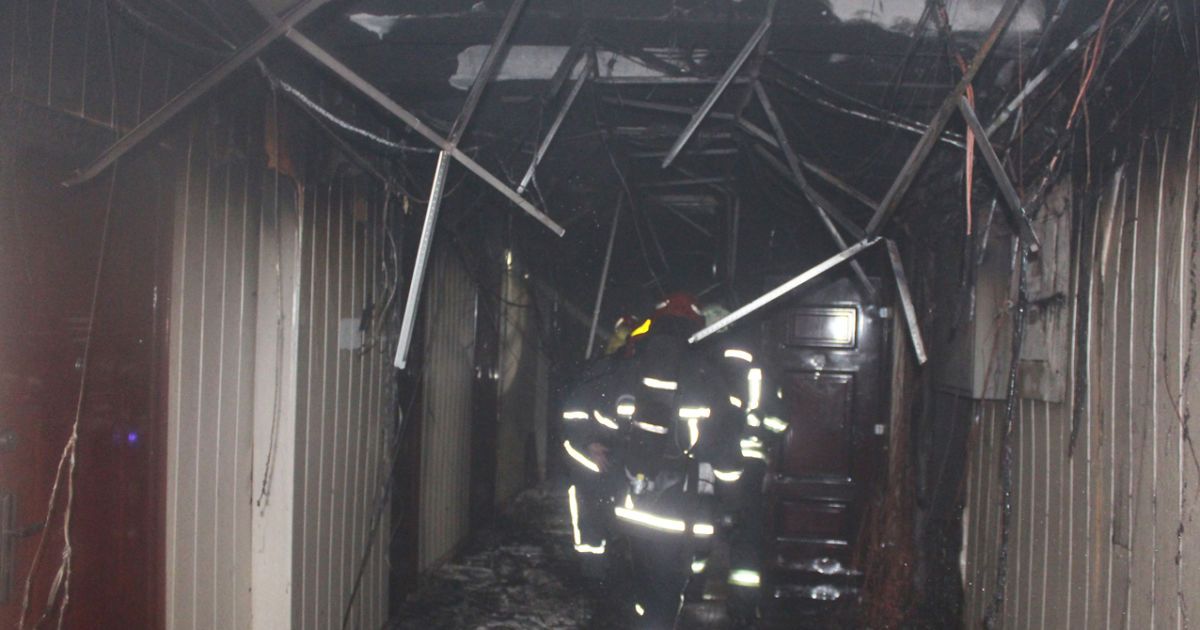 пожежа у ТЦ_1 / © Главное управление ГСЧС Украины в Хмельницкой области