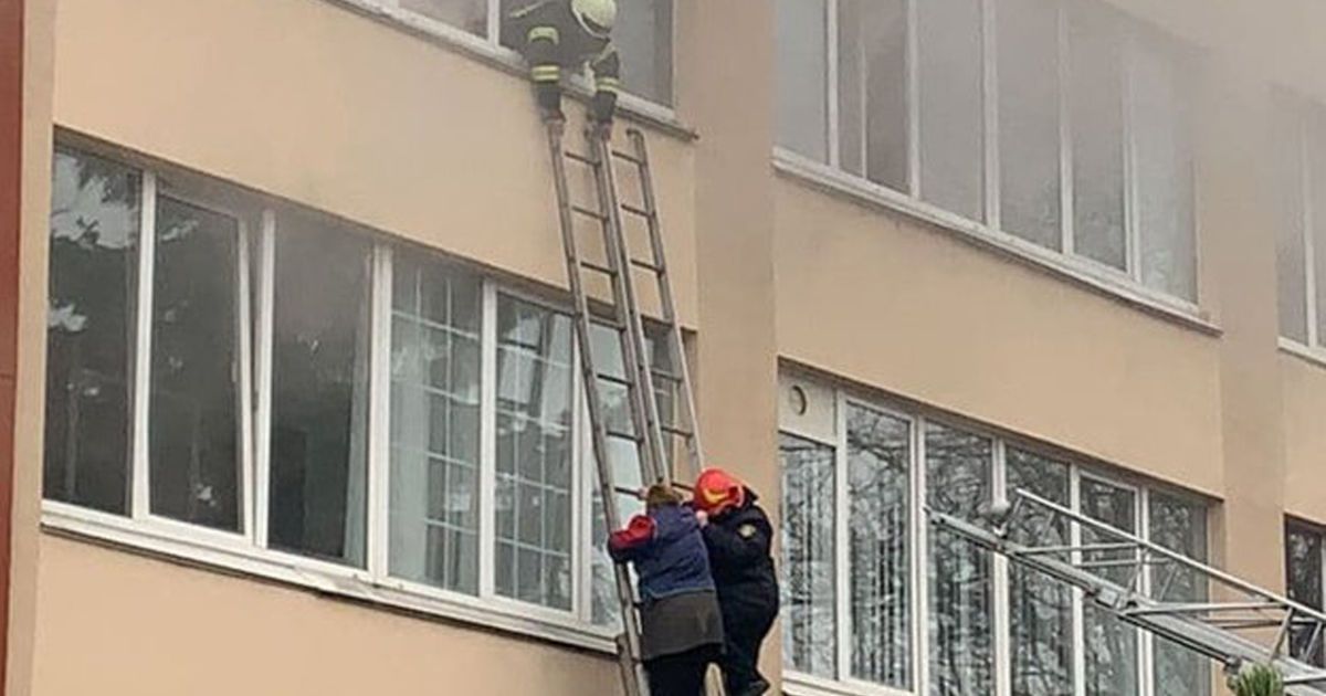 пожежа у ТЦ_5 / © Главное управление ГСЧС Украины в Хмельницкой области