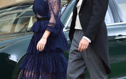 У прозорій мереживній сукні: принцеса Беатріс разом з коханим-мільйонером на весіллі у Віндзорі