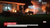 В Харькове на парковке подожгли четыре дорогих BMW
