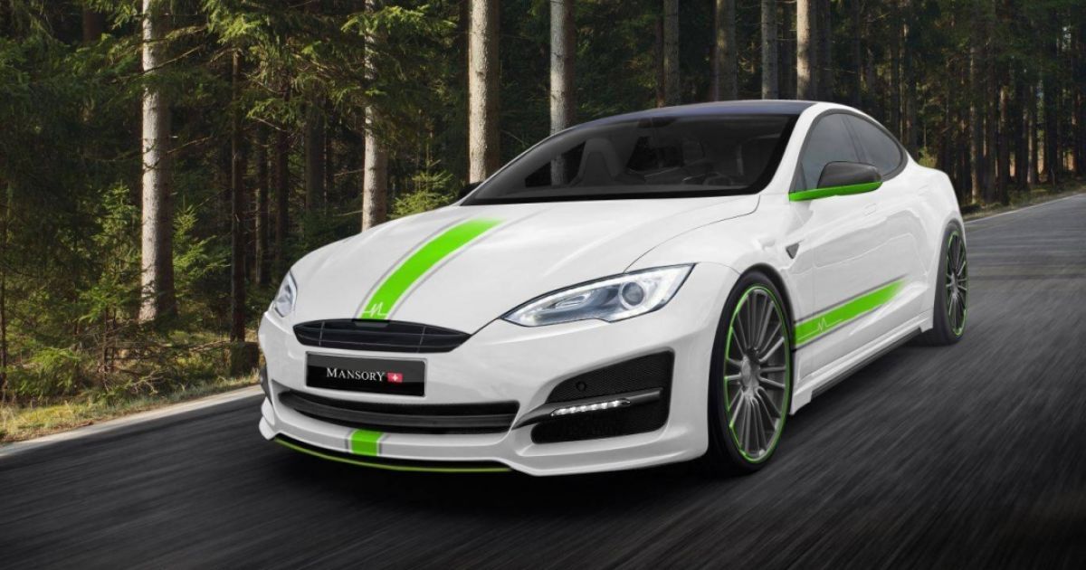 Тюнинг-ателье Mansory слегка поработало над Tesla Model S