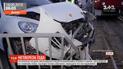 В Днепре пьяный водитель Porsche Cayenne снес ограждение и заблокировал движение трамваев