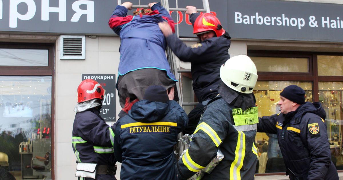 пожежа у ТЦ_8 / © Главное управление ГСЧС Украины в Хмельницкой области