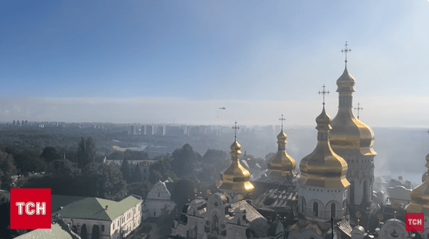 Ліквідація пожежі у Києво-Печерській Лаврі / © ТСН