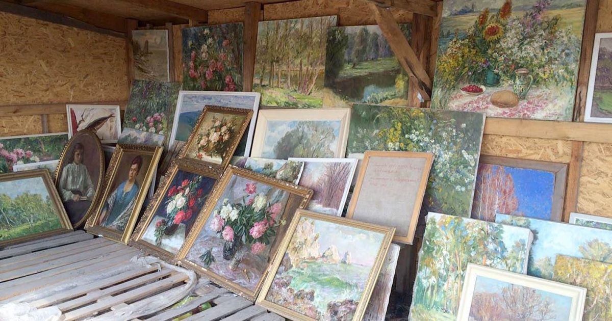 Картины пытались перевезти в ОРДЛО