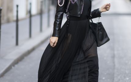 Выглядит роскошно: Алессандра Амбросио прошлась по Парижу в куртке Moschino за 1400 евро