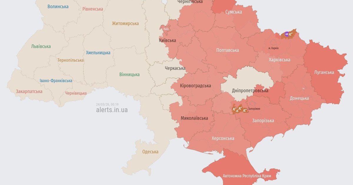 Мапа повітряних тривог