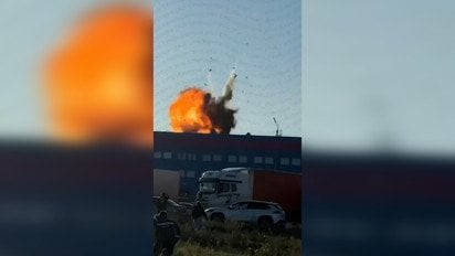 Дроны атаковали склад Ozon в Оренбурге - видео