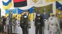 На выставке представлены вещи, которые привезли журналисты из Донбасса