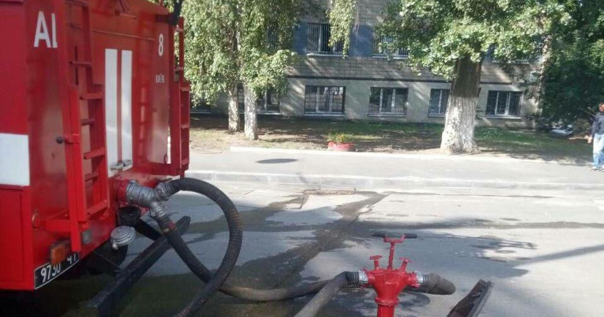 Пожежа в київському гуртожику, 12 вересня_2 / © Управление ГСЧС Киева