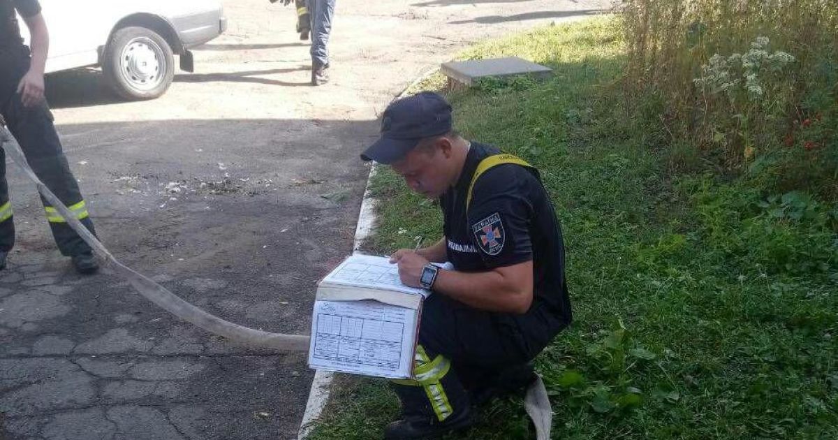 Пожежа в київському гуртожику, 12 вересня_4 / © Управление ГСЧС Киева