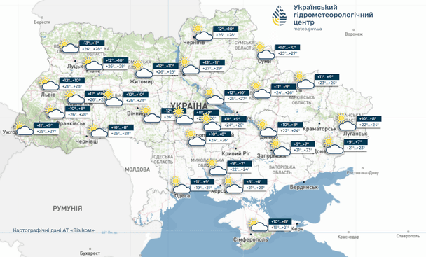 Погода в Україні 6 травня / © Укргідрометцентр
