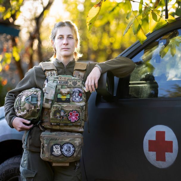 Медичний добровольчий батальйон Госпітальєри повідомив про загибель Марії-Христини Двойнік на псевдо Альпака Фото: Госпітальєри / © 