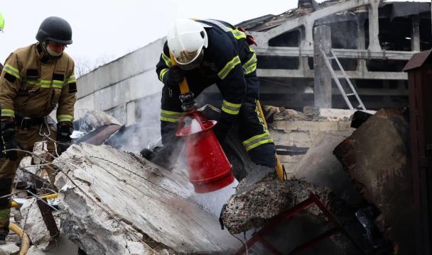Последствия атаки в Киевской области 13 ноября/Фото: Киевская ОВА