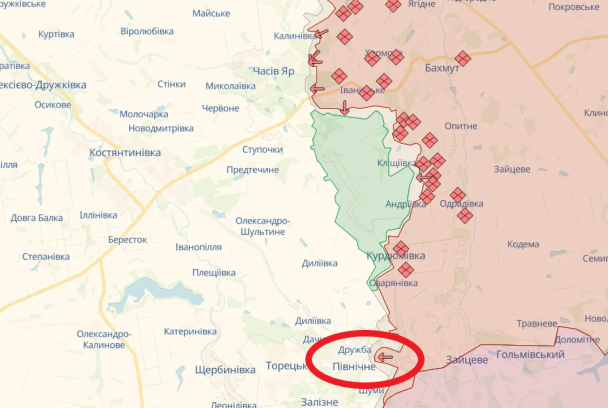 Окупанти просунулися на двох напрямках у Донецькій області. DeepState